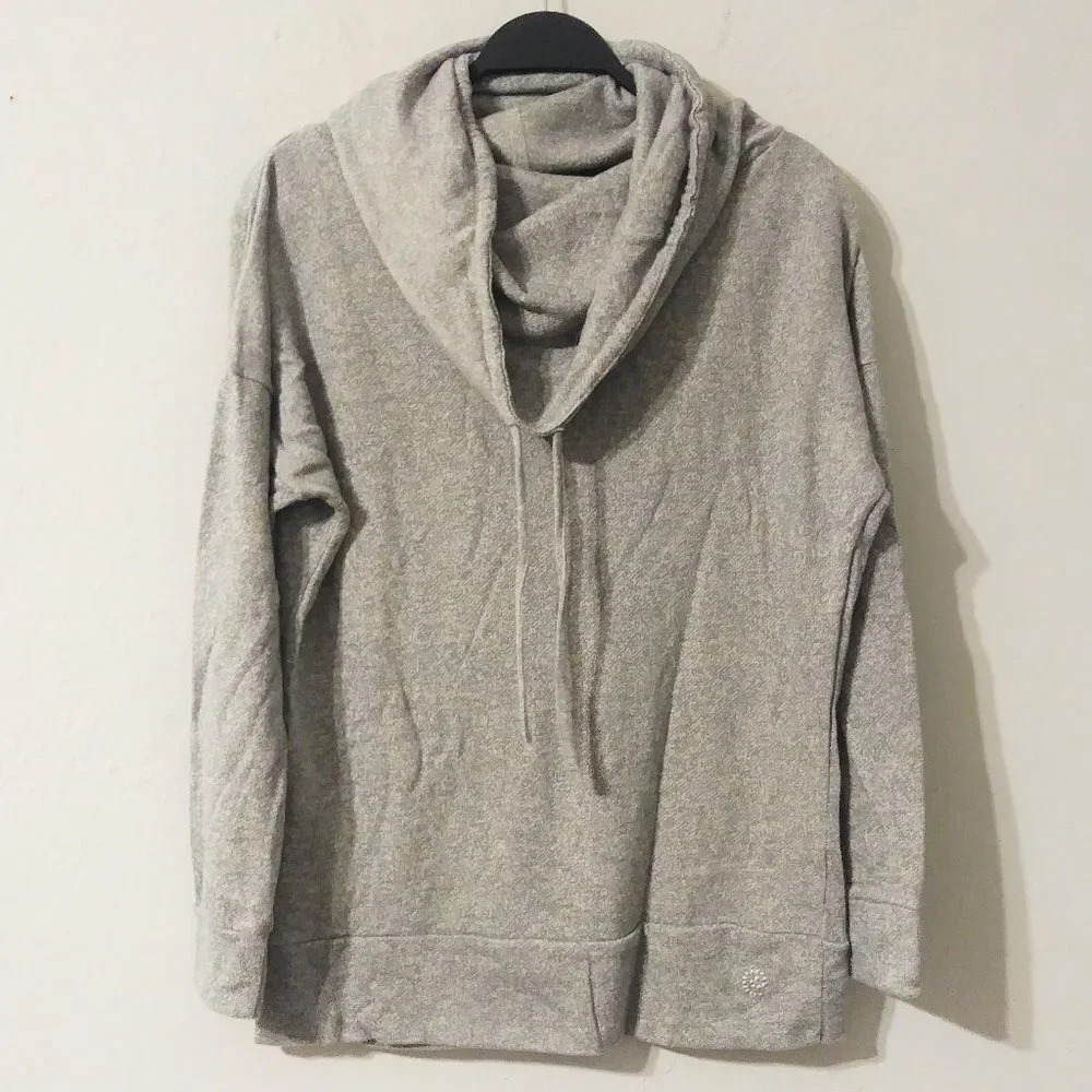 Be Inspired Gray‎ Cowl Neck Sweater